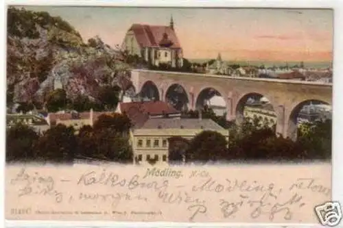 30560 Ak Mödling Niederösterreich Totalansicht 1903