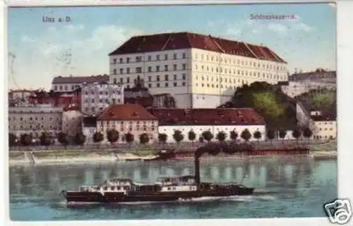 30871 Ak Linz an der Donau Schlosskaserne um 1910