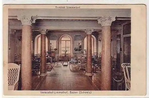 25782 Ak Baden Schweiz Verenahof Limmathof 1914