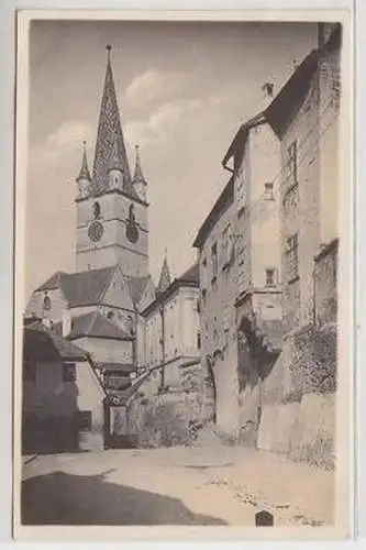 46590 Ak Alt Hermannstadt evang. Kirche Siebenbürgen Rumänien um 1915