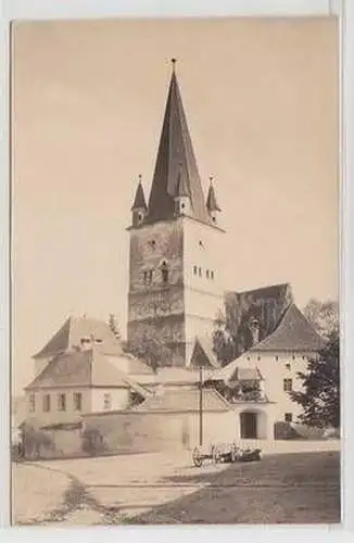 51027 Foto Ak Kirchenburg Heltau Siebenbürgen Rumänien um 1915