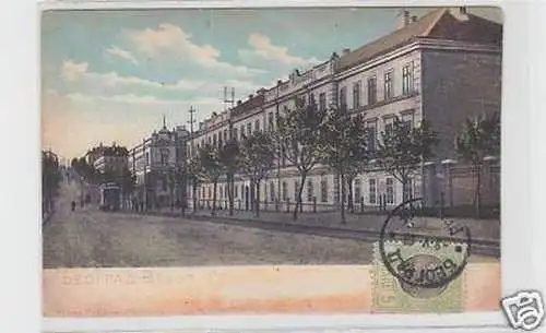 33349 Ak Belgrad Serbien Straßenansicht 1909