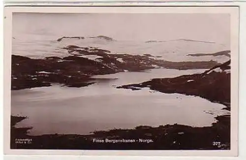 37625 Ak Norwegen Finse Eisenbahn Bergensbanen um 1920