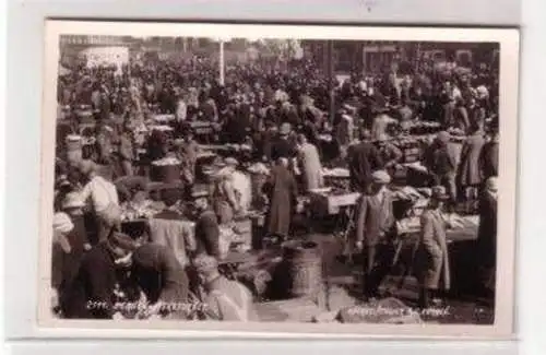 46727 Foto Ak Bergen Norwegen Wochenmarkt 1943