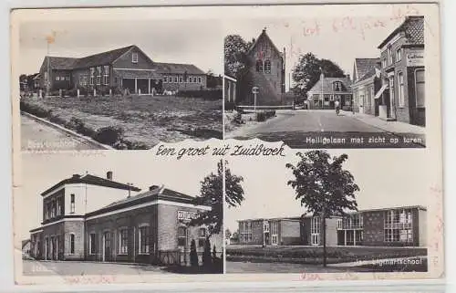 01006 Mehrbild Ak Een groet uit Zuidbroek 1968