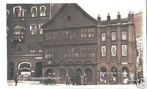 27354 Ak Bergen in Norwegen Hanseatiske Museum 1930