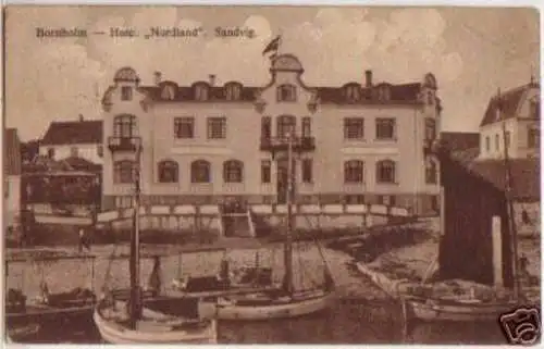 02765 Ak Bornholm Hotel Nordland Sandvig 1924