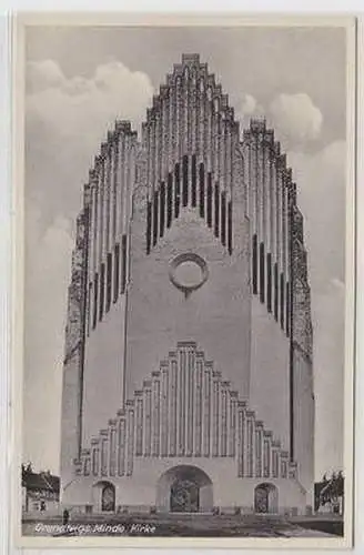 29614 Ak Grundtvigs Minde Kirke Dänemark um 1930