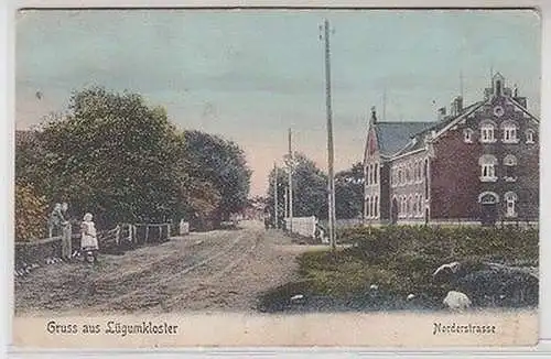 62936 Ak Gruß aus Lügumkloster Løgumkloster Sogn Norderstrasse 1909