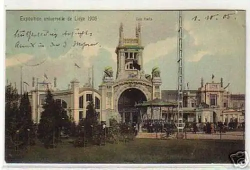 07613 Ak Exposition Universelle de Liége 1905