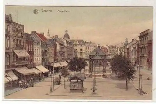 35895 Ak Verviers Belgien Place Verte um 1918