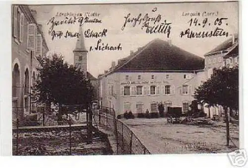 11035 Ak Lörchingen in Lothringen Gasthof 1905