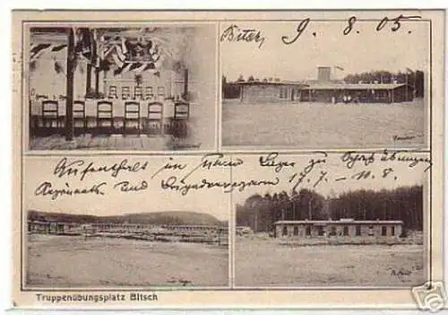 08684 Mehrbild Ak Truppenübungsplatz Bitsch 1905