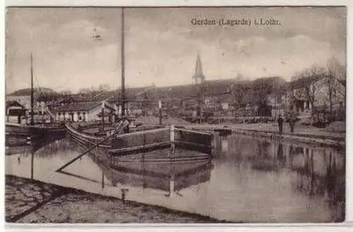 45512 Ak Gerden (Lagarde) in Lothringen 1918