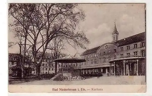 19078 Feldpost Ak Bad Niederbronn im Elsass 1918