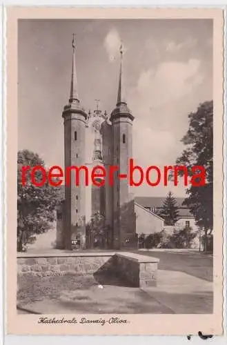 85895 Foto Ak Kathedrale Danzig-Oliva um 1930