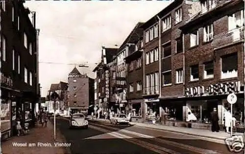 25844 Ak Wesel am Rhein Viehtor 1970