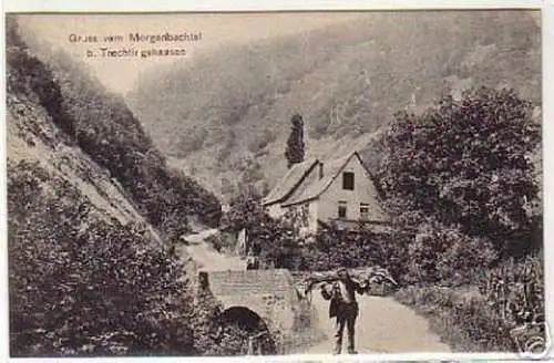 04245 Ak Gruß vom Morgenbachtal b. Trechtingshausen