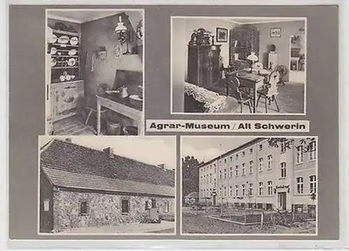 58258 Mehrbild Ak Alt Schwerin Agrar Museum 1968