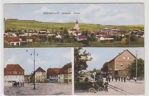 51719 Mehrbild Ak Gruß aus Bernstadt in Sachsen 1930