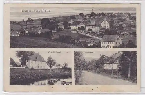 91286 Mehrbild Ak Gruß aus Rübenau in Sachsen Försterei usw. 1926