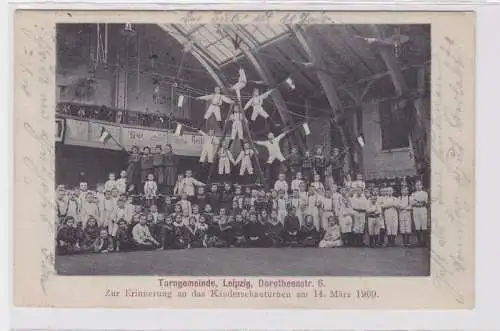 87744 Turngemeinde Leipzig Dorotheenstr. 6 Kinderschauturnen 14.3.1909