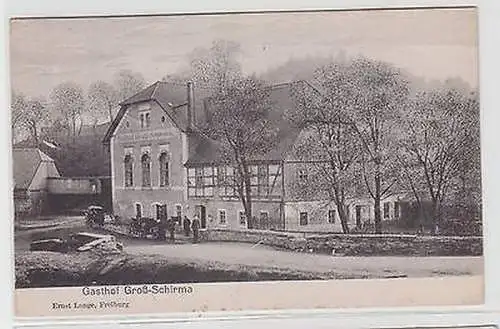 65184 Ak Gasthof Groß-Schirma 1920