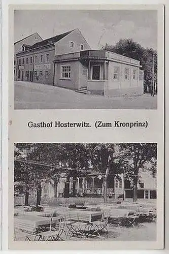 62120 Mehrbild Ak Gasthof Hosterwitz (Zum Kronprinz) 1943