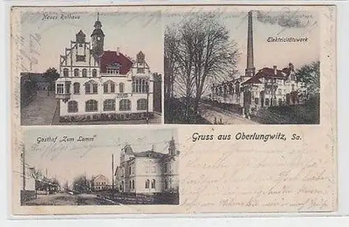 62697 Mehrbild Ak Gruß aus Oberlungwitz in Sachsen 1905