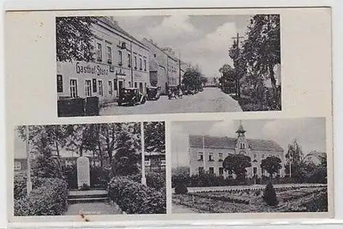 62830 Mehrbild Ak Königsbrück in Sachsen Gasthof Stenz 1941