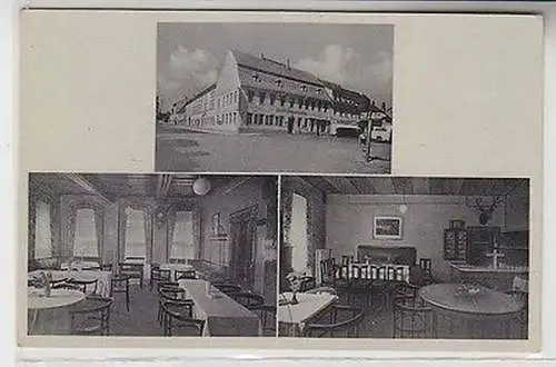 65441 Mehrbild Ak Frohburg Sachsen Hotel "Roter Hirsch" um 1930