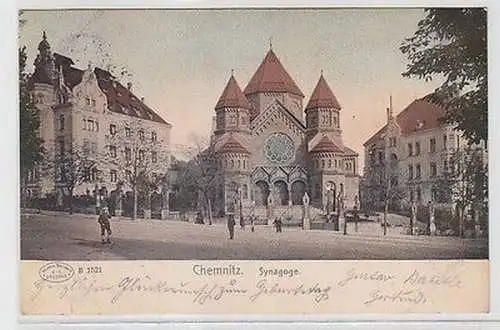 62903 Studentika Ak Chemnitz Synagoge 1904