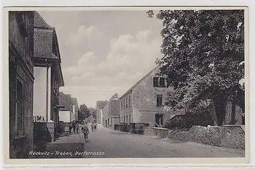 63680 Ak Röcknitz Treben Dorfstraße 1931