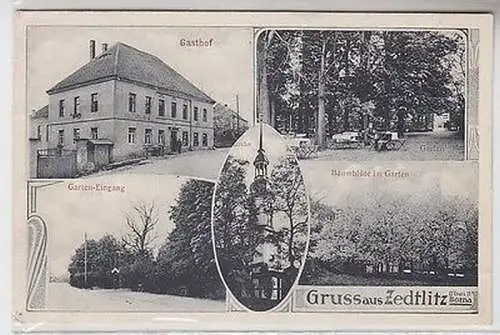 63955 Mehrbild Ak Gruß aus Zedlitz Gasthof usw. 1914