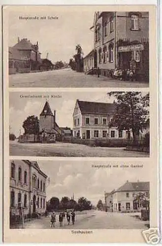 00379 Ak Seehausen bei Leipzig Hauptstraße 1928