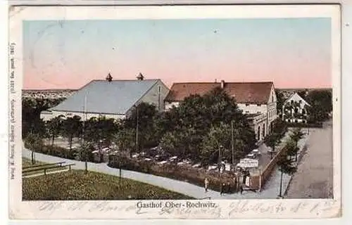 40725 Ak Gasthof Ober Rochwitz 1910