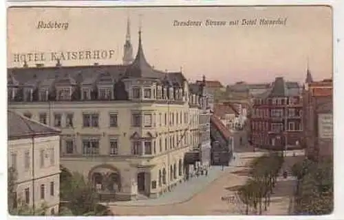 39613 Ak Radeberg Dresdener Straße Hotel Kaiserhof 1910