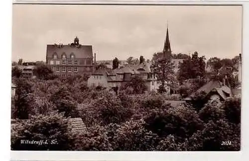 41024 Ak Wilsdruff in Sachsen Teilansicht 1933