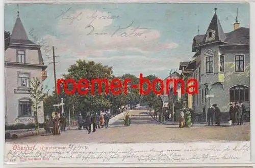 52471 Ak Oberhof Hauptstrasse Restaurant und Konditorei 1906