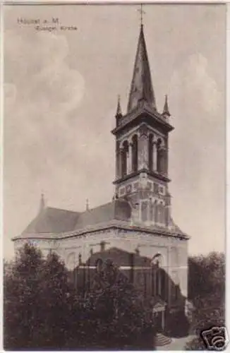 10345 Ak Höchst am Main evangelische Kirche um 1910