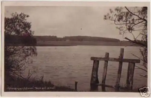 08057 Ak Schwarzenbörner Teich am Knüll um 1930