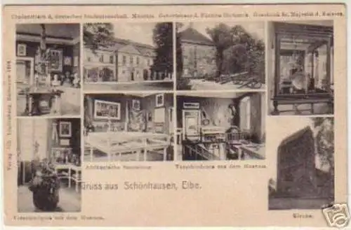 14757 Mehrbild Ak Gruß aus Schönhausen Elbe um 1910