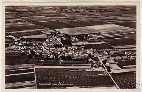 06081 Ak Giebelstadt vom Flugzeug aus 1937