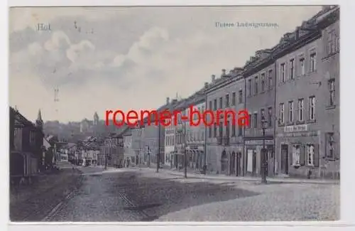 83676 Ak Hof Untere Ludwigstrasse 1907