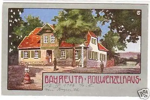 23061 Ak Bayreuth Rollwenzelhaus um 1910