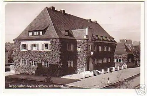 12234 Ak Deggendorf Bayer. Ostmark Postamt um 1940