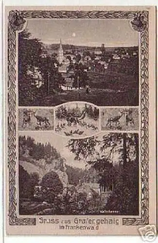 06003 Ak Gruß aus Grafengehaig im Frankenwald 1920