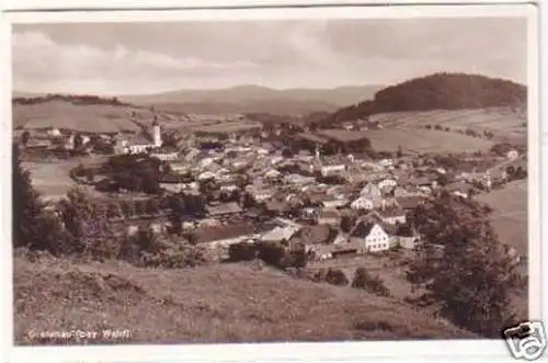 25511 Ak Grafenau Bayrischer Wald Totalansicht 1935