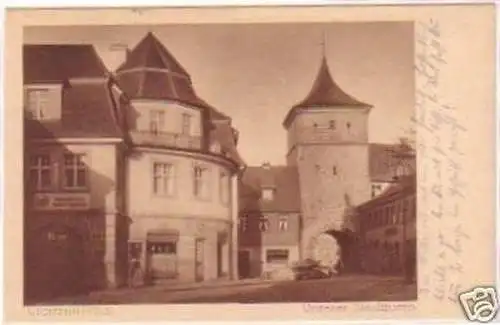 25789 Ak Lichtenfels unterer Stadtturm 1933