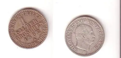 1 Silbergroschen Preussen 1862 A ss